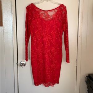 Red Lace dress